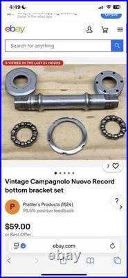 Motobecane Grand Record Bike XXL 63cm Made In France Campagnolo Cutters4life