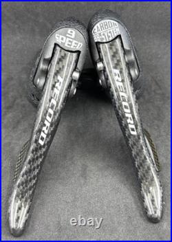 NEAR MINT! Campagnolo RECORD CARBON ErgoPower 9-Speed Shift & Brake Lever Set NEAR MINT! Campagnolo RECORD CARBON ErgoPower 9-Speed Shift & Brake Lever Set