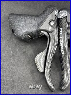 NEAR MINT! Campagnolo RECORD CARBON ErgoPower 9-Speed Shift & Brake Lever Set NEAR MINT! Campagnolo RECORD CARBON ErgoPower 9-Speed Shift & Brake Lever Set