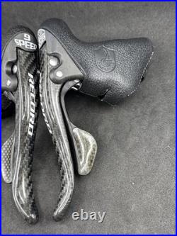 NEAR MINT! Campagnolo RECORD CARBON ErgoPower 9-Speed Shift & Brake Lever Set NEAR MINT! Campagnolo RECORD CARBON ErgoPower 9-Speed Shift & Brake Lever Set