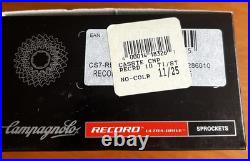 NEW! Campagnolo Record Titanium 10-Speed Cassette 11-25T