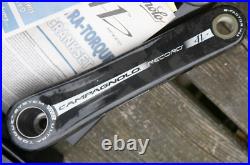 NEW NIB Campagnolo Record Carbon 11 Sp. Compact cranks crankset chainset 175mm