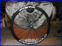 NIB Campagnolo Record Pista Wheel Set Track Bike Fixie Aero 38mm Classic Campy
