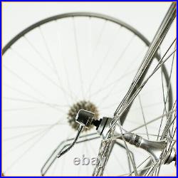 NISI CAMPAGNOLO C RECORD 6 s 36 VINTAGE WHEELS HUBS ROAD BIKE BICYCLE regina oro