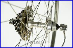 NISI CAMPAGNOLO C RECORD 6 s 36 VINTAGE WHEELS HUBS ROAD BIKE BICYCLE regina oro