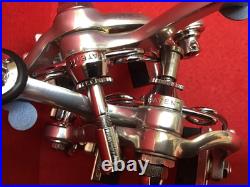 NOS CAMPAGNOLO SUPER RECORD BRAKES 58mmLONG REACH 4VTG. NOS CAMPAGNOLO BRAKE PADS