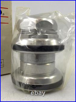 NOS Campagnolo RECORD O. R. 1-1/4 Threaded Headset Silver HS-01OR EUCLID BOX