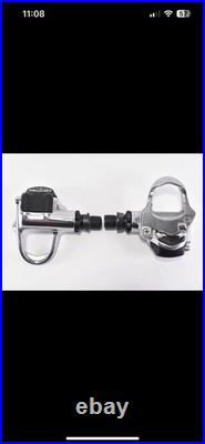 NOS Campagnolo RECORD Pro-Fit Titanium Pedals Clipless WITH Cleats & Hooks