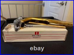 NOS Genuine Campagnolo C-Record Gold-Plated Aero Seatpost & Pin 27.2 WithBox