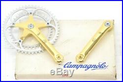 NOS NIB Campagnolo C-Record 24k Gold Colnago C35 Vintage Road Bike Crank-Set