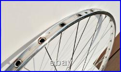 NOS Super Champion Campagnolo Record Tubular Road Bicycle Rear Wheel 700c Vtg 70