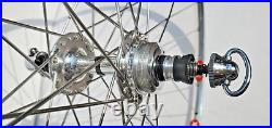 NOS Super Champion Campagnolo Record Tubular Road Bicycle Rear Wheel 700c Vtg 70