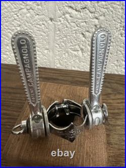 NOS Vintage 1980s Campagnolo Super Record band-on gear shifters