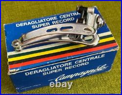 NOS Vintage CAMPAGNOLO SUPER RECORD Front Derailleur withBRAZE-ON FRAME MOUNT