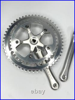 NOS Vintage Campagnolo Crankset 52/41 170mm 80s Road Bike Campy 9/16