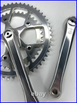 NOS Vintage Campagnolo Crankset 52/41 170mm 80s Road Bike Campy 9/16