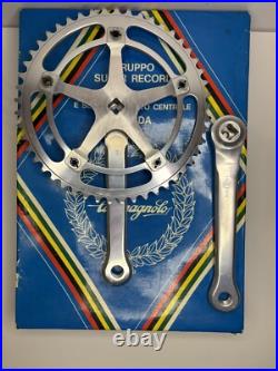 NOS Vintage Campagnolo Nouvo Record Super Record Pista Crankset 175MM