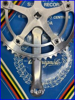 NOS Vintage Campagnolo Nouvo Record Super Record Pista Crankset 175MM