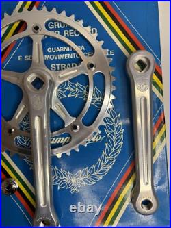 NOS Vintage Campagnolo Nouvo Record Super Record Pista Crankset 175MM
