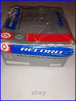 NOS Vintage Campagnolo Record 9spd Cassette EXA drive, 3 titanium cogs