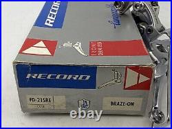 NOS Vintage FD-21SRE Campagnolo RECORD 9spd Braze-On Front Derailleur NEW IN BOX