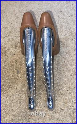 Nice Clean Vintage Campagnolo Super Record Brake Levers WithNew World Logo Hoods