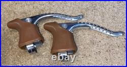 Nice Clean Vintage Campagnolo Super Record Brake Levers WithNew World Logo Hoods