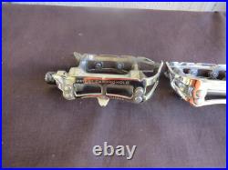 Nos Campagnolo 1037 Pedals Record Steel Road Touring Fixie Bicycle Vintage
