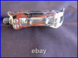 Nos Campagnolo 1037 Pedals Record Steel Road Touring Fixie Bicycle Vintage