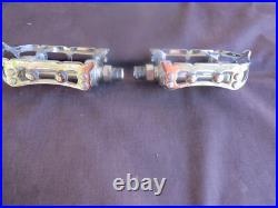Nos Campagnolo 1037 Pedals Record Steel Road Touring Fixie Bicycle Vintage