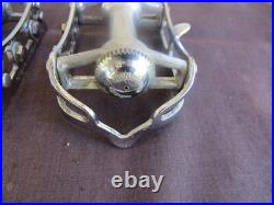 Nos Campagnolo 1037 Pedals Record Steel Road Touring Fixie Bicycle Vintage