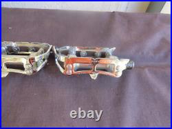 Nos Campagnolo 1037 Pedals Record Steel Road Touring Fixie Bicycle Vintage