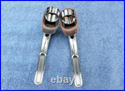 Nos Campagnolo Nuovo Record Brake Levers Shield Hoods All Excellent Condition