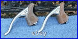 Nos Campagnolo Nuovo Record Brake Levers Shield Hoods All Excellent Condition