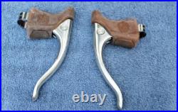 Nos Campagnolo Nuovo Record Brake Levers Shield Hoods All Excellent Condition