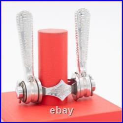 Nos Campagnolo Record Downtube Shifters Clamp On Old Road Bike Bicycle Alloy Nos Campagnolo Record Downtube Shifters Clamp On Old Road Bike Bicycle Alloy