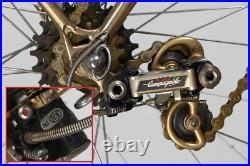 Nos Olympia Gold Plated Campagnolo Super Record Ics Steel Vintage Old Racing