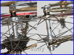 Nos Olympia Gold Plated Campagnolo Super Record Ics Steel Vintage Old Racing