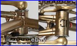 Nos Olympia Gold Plated Campagnolo Super Record Ics Steel Vintage Old Racing