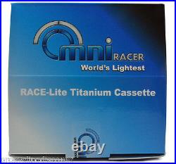 OMNI Racer WORLDs LIGHTEST Titanium 11 Cassette Fit Record, Super, Chorus 11-25