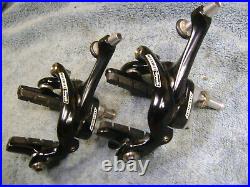 Pair, VGC, Campagnolo Record Titanium Brake Calipers, 39-49mm Reach, Looks Smart