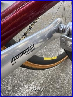 Paris Sport Track Bike Campagnolo Record Pista Single Speed Fixed Gear size 56cm Paris Sport Track Bike Campagnolo Record Pista Single Speed Fixed Gear size 56cm