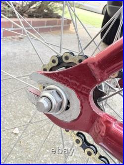 Paris Sport Track Bike Campagnolo Record Pista Single Speed Fixed Gear size 56cm Paris Sport Track Bike Campagnolo Record Pista Single Speed Fixed Gear size 56cm