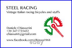 Patelli Special Course early 60's Columbus Campagnolo Record size 56x57