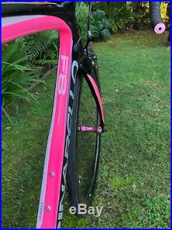 Pinarello F8 Special Giro Pink Campagnolo Super Record 54cm Fizik WithO Wheels