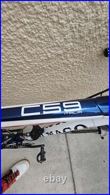 Pre Owned Colnago Italy C59, Campagnolo Super Record, Size 57, Handmade in Italy