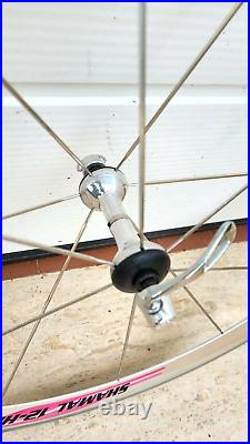 Rare CAMPAGNOLO SHAMAL 12-HPW RECORD wheelset road bike CLINCHERS