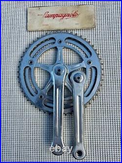 Rare Early 1960's Campagnolo 1049 Crankset 151 BCD with 46 & 51T Chainrings