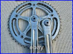 Rare Early 1960's Campagnolo 1049 Crankset 151 BCD with 46 & 51T Chainrings