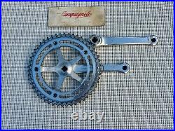 Rare Early 1960's Campagnolo 1049 Crankset 151 BCD with 46 & 51T Chainrings